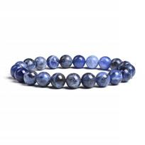 Natūralus baltas mėnulio akmens apyrankė Tikri mėnulio akmens karoliukai Elastingos apyrankės moterims, vyrams Premium dovana 8 mm brangakmenių papuošalai 6mm beads&17cm-6.7inch gray