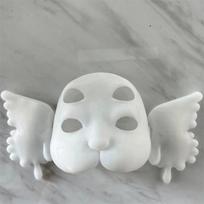 Žaidimo personažas 3D spausdintas verkiančio kūdikio veido kaukė Lateksinis vakarėlio aksesuaras Melanies Martinez veido kaukė Rožinė KAUKĖ Pasidaryk pats Cosplay kostiumo kaukės balta