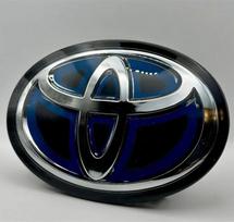3D Automobilio Logotipas Priekinės Grotelės Variklio Dangtis Hibridinis Emblema Toyota Corolla Camry RAV4 Hilux CHR Highlander Yaris Vios Alphard Prius Reiz Wish 13cmX9cm