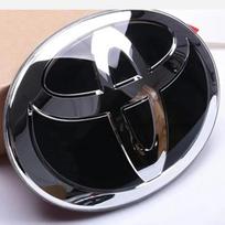 3D Automobilio Logotipas Priekinės Grotelės Variklio Dangtis Hibridinis Emblema Toyota Corolla Camry RAV4 Hilux CHR Highlander Yaris Vios Alphard Prius Reiz Wish 10cmX7cm juoda