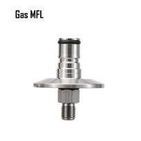 Hose Barb/MFL 1.5  Tri Clamp to Ball Lock Post Liquid Gas Homebrew Kegging Fermentation Parts Brewer Hardware SUS304 gray