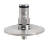 2 Tri Clamp to Ball Lock Post, SS304 Sanitary Brewer Fitting, 64mm OD ferrule