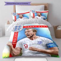 Harry Kane Šlovės patalynės antklodės komplektas Antklodės užvalkalas Pagalvės užvalkalas Namų dekoracija Gimtadienio dovana (1 * antklodės užvalkalas + 2 * pagalvės užvalkalai, be šerdies) 135x200cm gray