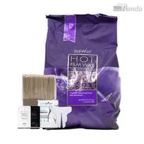 Italwax Hot Film Plum Bead Hard Wax 1kg 1 pcs blue