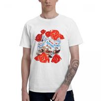 Delicious Schokobons Kinder T Shirt Pure Cotton Round Neck Men T-Shirts Short Sleeve PlCasual T XXXXL white