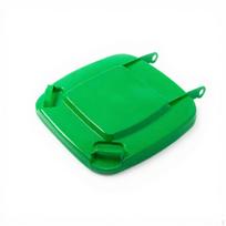 Šiukšliadėžės dangtis, Universalus dangalas, 120/240L, Lauko durys, Atsarginė dalis Žalias 240L Green 50L green