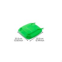 Šiukšliadėžės dangtis, Universalus dangalas, 120/240L, Lauko durys, Atsarginė dalis Žalias 240L Green 30L