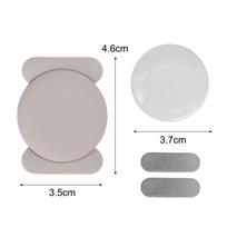 Magnetic Smart Tag Locator for Apple AirTag Mini GPS Tracker Magnetic Car Vehicle Protable Anti-lost Case Bluetooth Localizador Grey Set white