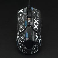 Pelės sukibimo juosta Skate Rankų darbo lipdukas Neslystantis Sugeriaantis prakaitą Skirta Razer Viper Ultimate Viper 8K Pelės Neslystantis lipdukas A1 black