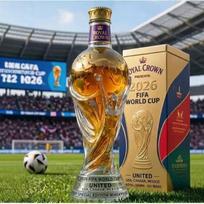 2026 m. Pasaulio taurės viskio butelis Aukšto borosilikatinio stiklo Heraklio puodelio butelis Kolekcinis leidimas 750 ml Style three; transparent