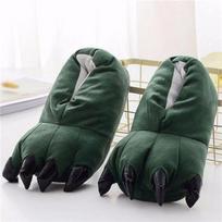 Gyvūnų Kigurumi Šlepetės Vaikams Suaugusiesiems Pižamos Batai Animaciniai filmukai Vienaragis Dinozauras Žiema Šilti Nagai Avalynė 44 gray