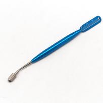 Dantų endodontinių dildžių laikiklis Naudojimo dildelių griebtuvas Šaknies kanalų dildės Mašinos Rotacinių dildžių laikiklis su Endo liniuote 1 piece BLUE with ruler blue