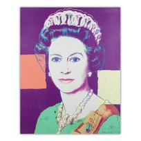 Drobės aliejinė tapyba Andy Warhol  Karalienė Elžbieta II  Popmenas Avangardinis vizualinis menas Estetinis plakatas Namų dekoravimas 70cm×120cm NoFrame