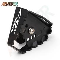 CRF1000L Rear Foot Brake Lever Pedal Enlarge Extension For HONDA CRF1000L CRF 1000L CRF1000 L  Twin 2016 2017 WITH LOGO black