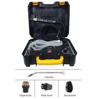 2500 W aukštos temperatūros garų valiklis, nešiojamas aukšto slėgio garų valymo aparatas, reguliuojamas virtuvės gaubto valymas, 6 pavaros AU Plug juoda