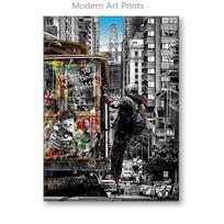 Banksy stiliaus plakatas Mergaitė su balionu Sek savo svajone Drobės tapyba Abstraktus grafiti Pop gatvės sienų meno paveikslas Namų dekoras 60x80cm No Framed