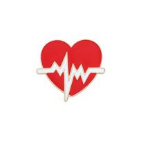 Medicininis emalis sagė Širdies stetoskopas EKG termometras Švirkštas Tabletė Kraujo tipas Medicininis bloknotas Metalinis ženklelis atvartas Smeigtukai Papuošalai CHINA red