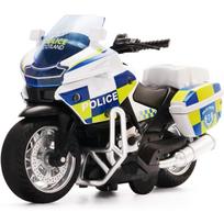 Liejimo būdu pagaminti policijos motociklų žaislai, su šviesomis ir muzika, motociklo modelis, žaislinis motociklas vaikams nuo 3 iki 9 metų 13*8.5*5.5cm balta