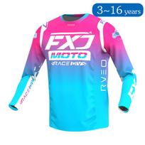 vaikas Motocross Jersey lenktynės Visureigis dviratis MX Enduro MOTO Motociklas berniukas mergaitė vaikas 5 6 7 8 9 10 11 12 13 14 15 16 S-Jersey-kid