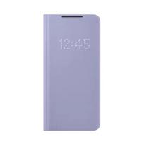 Originalus LED Smart View Flip telefono dėklas, skirtas Samsung Galaxy S21+ S21 Plus LED piniginės dangtelis For Galaxy S21 Plus violetinė