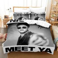 3D spausdinys Niall Horan patalynės komplektas, antklodės užvalkalas, antklodė, lovos komplektas, užvalkalas antklodei, pagalvės užvalkalas, karališko, karališko dydžio, vienviečio dydžio, berniukams, mergaitėms, suaugusiems 70x133cm 2pcs