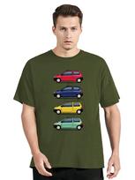 Unisex Twingo 90s Spalvų Kvartetas Marsiečių Krizių Marškinėliai Automobilio Moto Marškinėliai Unisex Drabužiai Per dideli Marškinėliai Medvilniniai Grafiniai Viršutiniai Drabužiai M black
