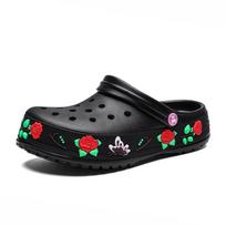 paplūdimio šlepetės moterims moteriški Batai Sandalias comb Vasariniai Batai Sandalen Šlepetės Sandalet hombre Sandali 5 41 black