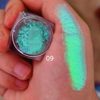 Daugiaspalvis Chameleono Akių Šešėlių Pudra Nagų Blizgučiai Aurora Neoninė Vaivorykštės Pigmentas Chromo Pudra Vaivorykštės Akių Šešėliai Nagų Dekoras