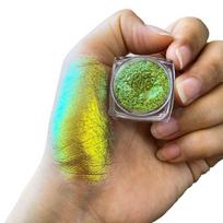 Daugiaspalvis Chameleono Akių Šešėlių Pudra Nagų Blizgučiai Aurora Neoninė Vaivorykštės Pigmentas Chromo Pudra Vaivorykštės Akių Šešėliai Nagų Dekoras