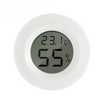 Mini LCD skaitmeninis termometras-higrometras patalpų temperatūros ir drėgmės matuoklis, jutiklio matuoklis, oro stotelė white