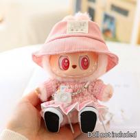 Labubu Lėlės Drabužių Rinkinys V1/V2 Lėlėms Macaron JK Klostuotas Sijonas su Fotoaparatu ir Batai No doll