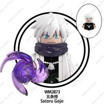 Jujutsu Kaisen Karštas Anime Mini Veiksmo Figūrėlės Satoru Gojo Modelis Klasikinis Animacinis Filmukas Statybiniai Blokeliai Itadori Yuji Lėlės Kaladėlės Žaislas Dovana black