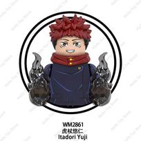 Jujutsu Kaisen Karštas Anime Mini Veiksmo Figūrėlės Satoru Gojo Modelis Klasikinis Animacinis Filmukas Statybiniai Blokeliai Itadori Yuji Lėlės Kaladėlės Žaislas Dovana