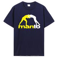 New MANTO Brazilian Jiu Jitsu Men's Black T-Shirt Size S-3XL  Print T Shirt Mens Short Sleeve Hot Tees Streetwear S yellow