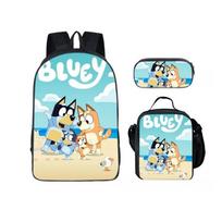 Nauja Bloy Šuns Animacinio Filmo Pradinės Mokyklos Kuprinė Pieštukinė Daugiafunkcinė Kuprinė 17 inch backpack