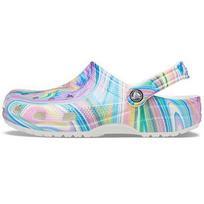 Crocs Classic Clog Futuristic Rendering sportinės šlepetės unisex stiliaus mėlynai žalios 206868-928 41-42 white