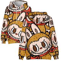 12 Colors LABUBU Printed Men Women Hoodies Casual Pullover Hoodie Fashion Sweatshirts Clothes XL ruda