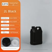 1/2/3/4/5/6/10L Plastikinis sandarus butelis su dangteliu Alyvos kanistras Laikymo indas Gelinis šampūnas Black 2L white