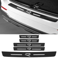 VW VOLKSWAGEN 2026 Nauja Automobilio Durų Slenksčio Apsauginė Plokštelė Volkswagen R LINE RLine Ženklui GOLF 3 4 5 6 7 8 GTI POLO MK5 MK7 Passat