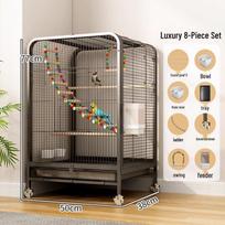 Didelis prabangus narvas paukščiams namų naudojimui: Tinka tigriniams papūgoms, nimfoms, mainoms ir kt.