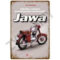 JAWA Plakatas garažui Metalinis ženklas Vintažinis sieninis plakatas Vintažinis Retro Kambarys Namai Pramoninis Kabantis Dekoravimas Menas Skardinis Ženklas Plokštė 20x30cm
