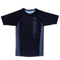 MANTO  Chrome Figure  Gradiento Spaudos Trumpomis Rankovėmis Apsauginė Marškinėlė Juoda Mėlyna BJJ Treniruočių Marškinėliai Vyrams 5XL blue