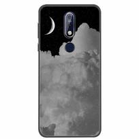 Nokia 7.1 7.2 dėklas Madingas silikoninis TPU minkštas dėklas Telefonui Nokia 7.2 Nokia7 Coque Vilkas Atsparus smūgiams Vaisius TA-1100 Funda Nokia 7.2 gray