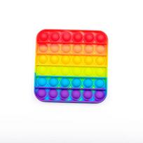 Naujausi silikoninės gumos anti-nerimo streso malšinimo Pop-it Fidget žaislai Spauskite žaislą Vaikams Suaugusiems Specialiųjų poreikių asmenims S Specialus praktinis naudojimas yellow