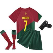 22-23 Portugalijos namų komandos Nr. 7 Nacionalinės Komandos Futbolo Marškinėlių Rinkinys Vyriški Marškinėliai Marškinėliai Vaikų Drabužiai 14-2XL 24 yards/140