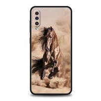 Gyvūnas Arklys Telefono dėklas Samsung Galaxy A56 A36 A26 A16 A34 A24 A42 A22 A20 A12 A40 A30 A10 5G Minkštas TPU Dangtelis Dėklas Funda Krepšys Samsung A12 beige