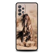 Gyvūnas Arklys Telefono dėklas Samsung Galaxy A55 A35 A17 A07 A15 A13 A25 A51 A71 A72 A73 A32 A52 A52S A41 5G Minkštas TPU Korpusas Capas Samsung A55