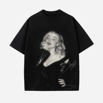 2026 Vasaros SABRINA CARPENTER Marškinėliai Unisex Moteriški Prabangūs Oversized Medvilniniai Marškinėliai High Street Hip Hop Marškinėliai Street Y2K M gray