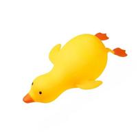 Mielos žąsiukų ir ančiukų minkšti žaisliukai-fidgetai, minkšti, tampomi antistresiniai dekompresiniai žaislai, idealios dovanos vaikams, suaugusiems ir draugams yellow