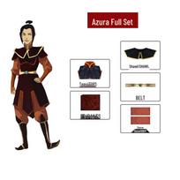 Avataros Cosplay Kostiumai: Katara, Bumi, Aang, Azula, Korra Anime Žaidimų Apranga XL black